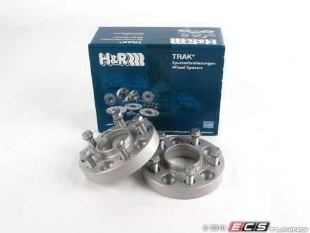 ES#1303625 - 50757251 - DRA Series Wheel Spacer - 25mm(1 Pair) - Mounting bolts included, these spacers bolt to the hub and the wheels bolt to the spacers using your stock lug bolts. - H&R - BMW