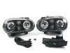 ES#248192 - FKFSVW103 - OE HID Replica Projector Headlight Set - Black - (NO LONGER AVAILABLE) - With fog lights and angel eyes - FK - 