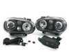 ES#248192 - FKFSVW103 - OE HID Replica Projector Headlight Set - Black - (NO LONGER AVAILABLE) - With fog lights and angel eyes - FK - 