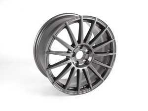 ES#2549972 - 8E0601025BDKT - 18" 15-Spoke Wheel - Set - 18"x8" 5x112 ET43 Titanium Grey - Genuine Volkswagen Audi - Audi