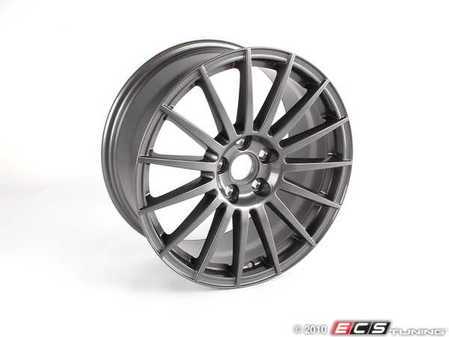 ES#248714 - 8e0601025bd - 18" 15-Spoke Wheel - Priced Each - 18"x8" 5x112 ET43 - Titanium Grey - Genuine Volkswagen Audi - Audi