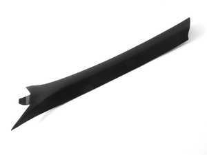 ES#113374 - 51438132669 - "A" Pillar Trim - Left - Schwarz/Black, located next to the windshield.  - Genuine BMW - BMW