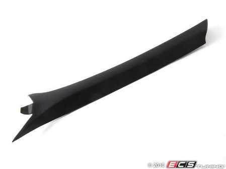 ES#113374 - 51438132669 - "A" Pillar Trim - Left - Schwarz/Black, located next to the windshield.  - Genuine BMW - BMW