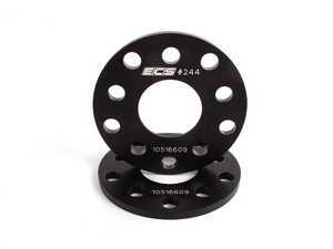 ES#9695 - 002353ECS01A08KT -  ECS Wheel Spacers - 8mm (Pair) - Exclusively built for your Volkswagen or Audi, and to be used in the rear only. - ECS - Audi Volkswagen