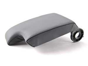 ES#84535 - 51167901351 - Front Armrest Lid - Grey Walknappa Leather - Keep your interior looking like new - Genuine BMW - BMW