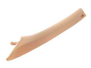ES#114109 - 51438235007 - "A" Pillar Trim - Left - (NO LONGER AVAILABLE) - Sandbeige/Tan, located next to the windshield - Genuine BMW - 