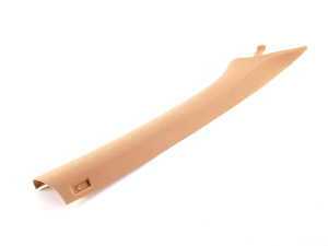 ES#114110 - 51438235008 - "A" Pillar Trim - Right - Sandbeige/Tan, located next to the windshield - Genuine BMW - BMW