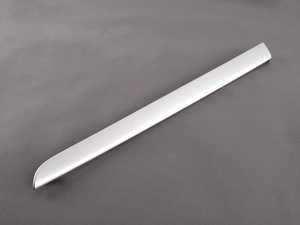 ES#9098 - 8E0867420H1NK - Rear Door Trim - Polished Aluminum (Silver) - Right - (NO LONGER AVAILABLE) - Replace your cracked or scuffed interior door trim - Genuine Volkswagen Audi - 