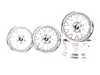 ES#2092668 - 3611033 - 17" Style 42 Cross Spoke Wheel - Set - (NO LONGER AVAILABLE) - Complete set of wheels to give your car a makeover - Genuine BMW - 