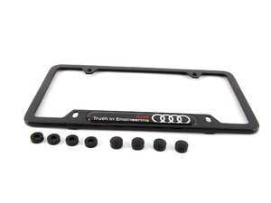 ES#1877497 - 8K0071801B - Carbon Fiber License Plate Frame - (NO LONGER AVAILABLE) - Truth In Engineering - Genuine Volkswagen Audi - 