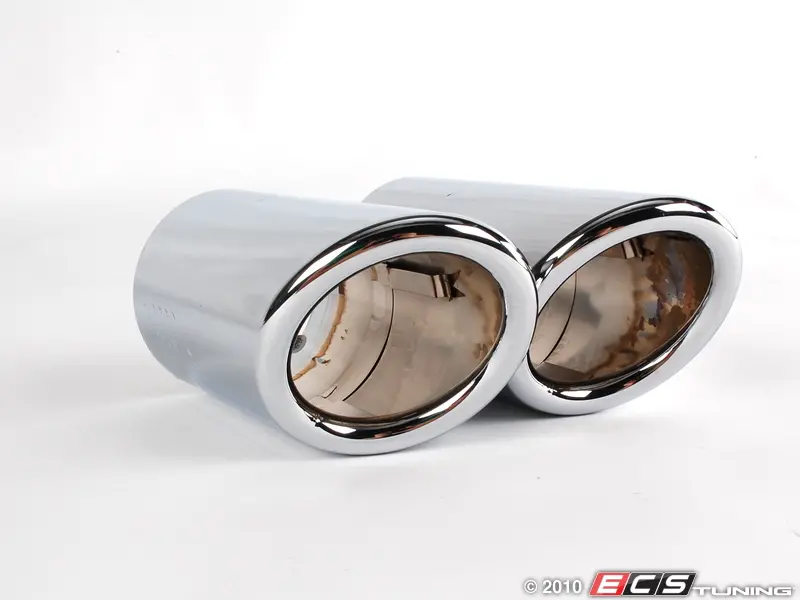 Embout D'échappement Sport Audi - Référence 8K0071761C, Aluminium Mat, Pour Modèles 6 Cylindres - 5