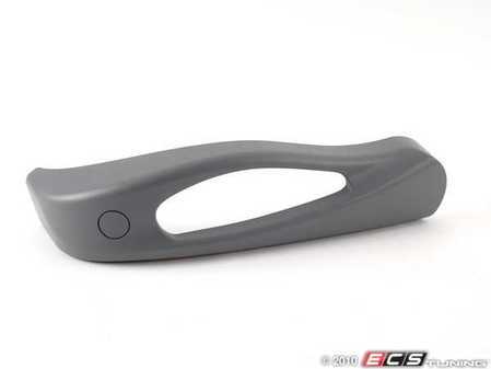 ES#143402 - 52108255659 - Gray Outer Seat Trim Cover - Left - (NO LONGER AVAILABLE) - Located on the outer edge of the seat - Genuine BMW - 