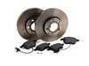 ES#1899316 - 8e0698001 - Front Brake Service Kit - Includes Brembo Rotors & Vaico Pads - Assembled By ECS - Volkswagen