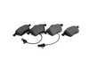 ES#1899316 - 8e0698001 - Front Brake Service Kit - Includes Brembo Rotors & Vaico Pads - Assembled By ECS - Volkswagen
