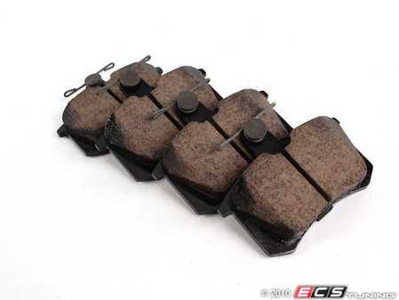ES#2093770 - EUR228 - Rear Euro Ceramic Brake Pad Set - For those looking for a low dust replacement brake pad - Akebono - Audi
