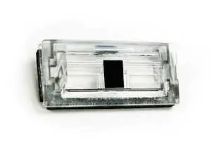 Angled License Plate Light Lens - Priced Each