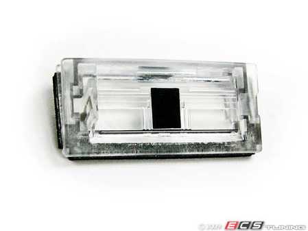 ES#78602 - 51138236269 - Angled License Plate Light Lens - Priced Each - Get two and restore the look of your car - Genuine BMW - BMW