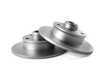 ES#11760 - 357615601BKT3 - Rear Brake Rotors - Pair (226x10) - Featuring a protective Meyle Platinum coating. - Meyle - Volkswagen