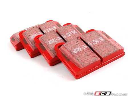 ES#520194 - DP3103C - RedStuff Performance Brake Pad Set - A high performance street pad featuring Kevlar technology - EBC - Porsche