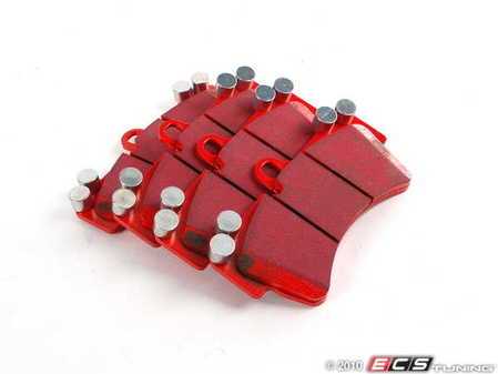ES#520355 - DP31473C -  Front RedStuff Performance Brake Pad Set - A high-performance street pad featuring Kevlar technology - EBC - Audi Volkswagen Porsche