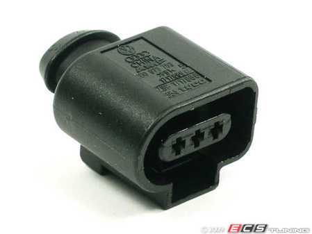 ES#9670 - 3D0973703 - Electrical Connector Housing-3 Pin - Does not come with terminals or wires - Genuine Volkswagen Audi - Audi Volkswagen