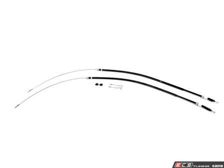ES#2986509 - 1K06096391KT - Parking Brake Refresh Kit - Everything you need to keep your ride parked. Featuring Febi brake cables. - Assembled By ECS - Volkswagen