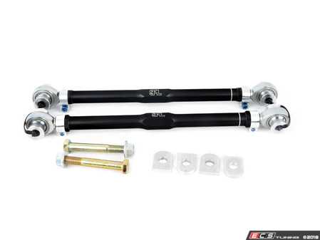 ES#3537072 - SPLRTAELF8X - Titanium Series Adjustable Rear Toe Arms with Eccentric Lockout Kit - Pair - Dial in rear toe to eliminate premature tire wear and increase grip & handling performance. Eliminates stock eccentric bolt. Made in the USA! - SPL Parts - BMW