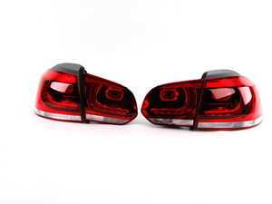 ES#1910146 - 5K0998001 -  European LED Tail Light Set - Cherry Red - (NO LONGER AVAILABLE) - Complete set of LED tail lights from the European market GTI - Genuine European Volkswagen Audi - 