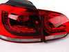 ES#1910146 - 5K0998001 -  European LED Tail Light Set - Cherry Red - (NO LONGER AVAILABLE) - Complete set of LED tail lights from the European market GTI - Genuine European Volkswagen Audi - 