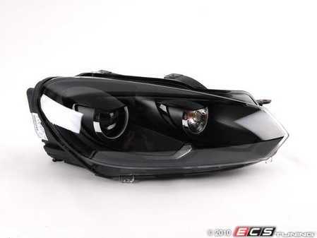 ES#1923560 - 5K1941754D - Golf R Headlight Housing - Right (Passenger Side) - Perfect upgrade for any existing Xenon ready MK6 - Genuine European Volkswagen Audi - Volkswagen