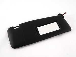 ES#82928 - 51167024786 - E46 Schwarz/Black Sun Visor - Right - Made of vinyl and features a vanity light - Genuine BMW - BMW