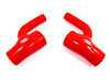ES#740 - tb756757red - Upper Intake Hose Kit - Red - Replaces both connecting hoses off of the 'Y' pipe - Samco - Audi