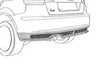 ES#4934 - 8P90716109AX - Audi A3 Rear Diffuser/Valance - Single piece, sport diffuser from Audi Zubehr  - Audi Zubehor - Audi