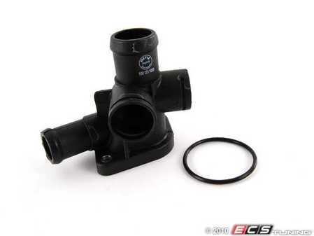 ES#4129 - 037121144H - Coolant Flange - Located on the left side of the cylinder head - Meyle - Volkswagen