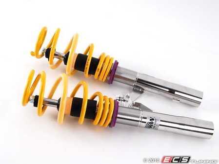 ES#2102333 - 10281031 - KW V1 Series Coilover Kit - Fixed Dampening - Variant 1 coilovers offer the best balance between sporty driving and comfort - KW Suspension - Audi Volkswagen