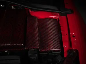  Red Carbon Kevlar Fuse Box / ECU Cover