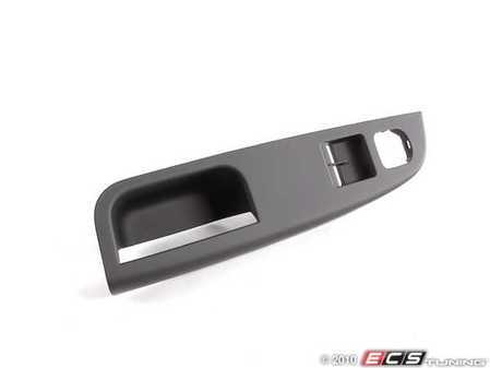 ES#319911 - 1K3868049C75R - Left Window Switch Cover - Anthracite - Replace that damaged trim piece today and restore the look of your vehicle - Genuine Volkswagen Audi - Volkswagen