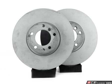 ES#3191486 - 34116757747KT - Front Brake Rotors - Pair (324x30) - Restore the stopping power of your vehicle with new rotors - Zimmermann - BMW