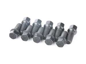 ES#3570133 - MS100172 - APR Lug Bolts (Set of 10) - 30mm - Black zinc coated 30mm ball set wheel bolts to be used with 2mm & 3mm wheel spacers - APR - Audi Volkswagen