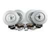 ES#3618411 -  8k0698301mkt2KT - Front & Rear Brake Service Kit - Featuring Meyle rotors and ECS DD23 Daily Driver ceramic pads - Assembled By ECS - Audi