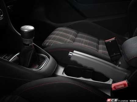 ES#3173510 - 019852ECS01-01 - ECS Billet Aluminum Parking Brake Handle - Clear Anodized - Enhance your interior's appeal while upgrading the feel and style with our Billet Machined Parking Handle - ECS - Volkswagen