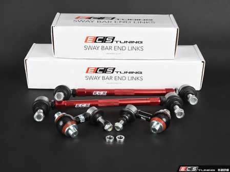 ES#3604735 - 015134ECS01-01KT - Adjustable Front & Rear Sway Bar End Link Kit - A must have for lowered suspensions or as a heavy duty OE-replacements - ECS - Audi Volkswagen