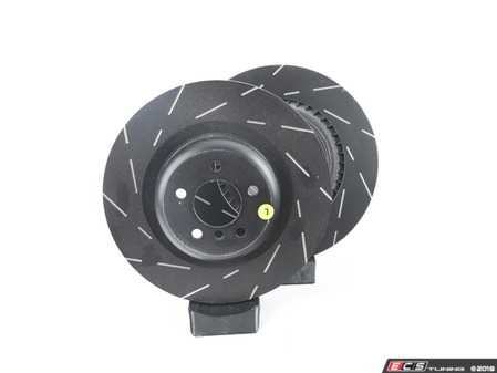 ES#2621638 - USR1814 - Rear Ultimax USR Sport Brake Rotors - Pair (385x24) - High performance slotted rotors from EBC - EBC - BMW