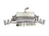 ES#2918078 - SSXAU543 - Cat-Back Exhaust System - Non-Resonated - Race Version - 3" stainless steel with quad 100mm Titanium tips - Milltek Sport - 