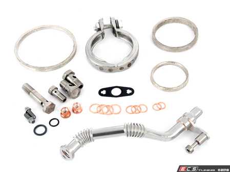 ES#3532941 - 11652456345 - Basic Turbo installation kit - right turbo - Right bank turbo install kit - Genuine BMW - BMW