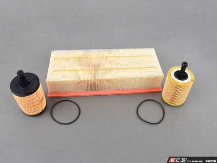 ES#11207 - MK5FILTERPACK3lV - ECS Maintenance Kit - 3 Piece - Includes German Air, Fuel & Oil filters. - Assembled By ECS - Volkswagen