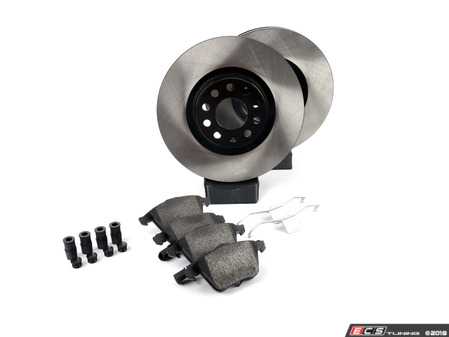 ES#3223567 - 909.33010 - Preferred Axle Pack Service Kit - Front - Features high carbon rotors and Posi-Quiet pads - Centric - Audi