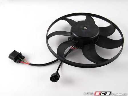 ES#3970638 - 1K0959455EA - Auxiliary Fan Assembly - 360mm - Larger of the two fans found behind the radiator - Meyle - Volkswagen