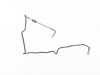 ES#3441903 - 34306864173 - Pipeline With Pressure Hose - Brake line running from the abs module to the driver front wheel - Genuine BMW - BMW