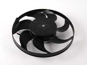 ES#318625 - 1KM959455D - Auxiliary Fan Assembly - 295mm - Smaller of the two fans behind the radiator - Genuine Volkswagen Audi - Volkswagen
